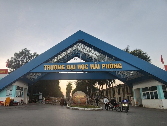 dhhp-1-190326_939.jpg Trường Đại học Hải Phòng. Ảnh: Đinh Mười.