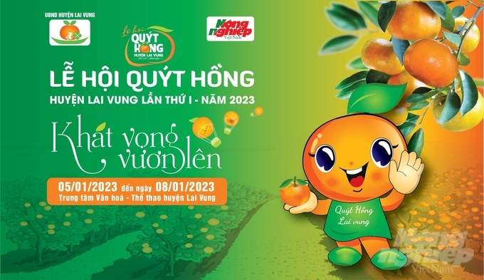 toan-canh-le-hoi-quyt-hong-lai-vung-lan-thu-i-tu-ngay-5-8-1-2023-132034_772.jpg Lễ hội quýt hồng Lai Vung lần thứ I năm 2023 sẽ diễn ra từ ngày 5/1 – 8/1/2022 tại Trung tâm Văn hóa - thể thao huyện Lai Vung. Ảnh: BTC.