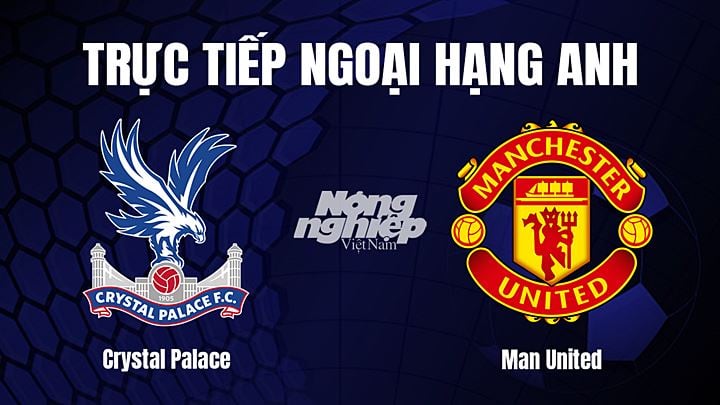 Trực tiếp bóng đá Ngoại hạng Anh giữa Crystal Palace vs Man United hôm nay 19/1/2023