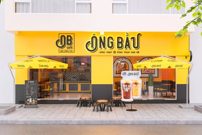 Cà phê Ông Bầu nhanh chóng nhận được sự tin yêu của khách hàng chỉ sau 3 năm ra mắt. Ảnh: Cà phê Ông Bầu.
