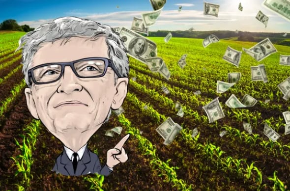screenshot_1677573062-153235_945.jpeg Tỷ phú Bill Gates nói rằng: 'Tôi chỉ sở hữu chưa đến 1/4000 đất nông nghiệp ở Mỹ'