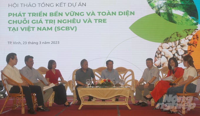 3-170129_683.jpg Dự án phát triển bền vững và toàn diện chuỗi giá trị nghêu và tre tại Việt Nam (SCBV) đã mang lại nhiều tín hiệu tích cực sau 5 năm. Ảnh: Việt Khánh.