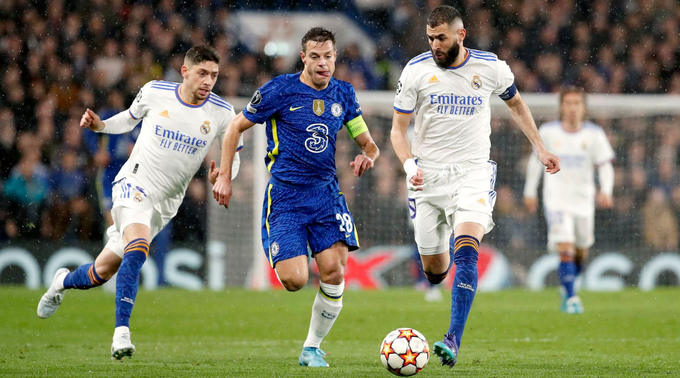 che-231357_831.jpeg Real Madrid được đánh giá cao hơn hẳn so với Chelsea vào thời điểm hiện tại. Ảnh: Dailymail.