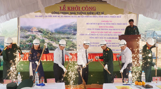 anh-05-170723_810.jpg Lễ khởi công Nhà bia tưởng niệm các liệt sĩ hi sinh tại Rào Trăng. Ảnh: Quang Đạo.
