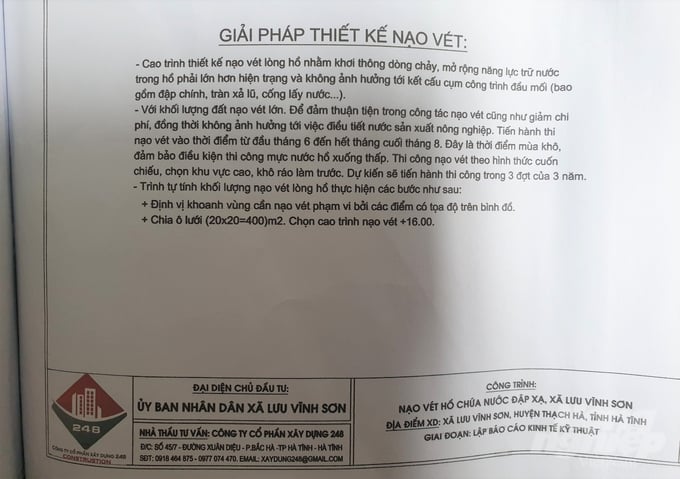 dap5-093434_82.jpg Giải pháp thiết kế nêu rõ, thời gian thi công dự án từ tháng 6 đến cuối tháng 8 nhưng thực tế, nhà thầu thi công đúng vào những thời kỳ cao điểm tích nước phục vụ tưới sản xuất (tháng 8/2022 - tháng 4/2023). Ảnh: Văn Hùng.