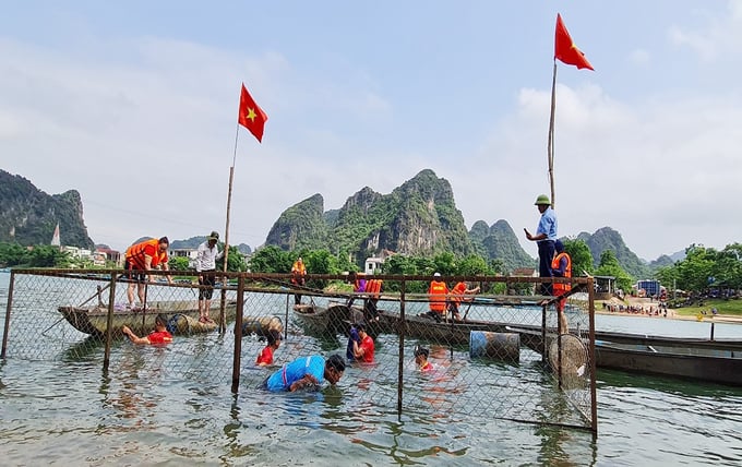 Thương hiệu 'cá trắm Phong Nha' được gắn với di sản thiên nhiên thế giới Vườn Quốc gia Phong Nha - Kẻ Bàng. Ảnh: Công Điền.