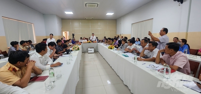 Họp báo Lễ hội trái cây Long Khánh - Tuần lễ tôn vinh trái cây và sản phẩm OCOP năm 2023. Ảnh: Minh Sáng.