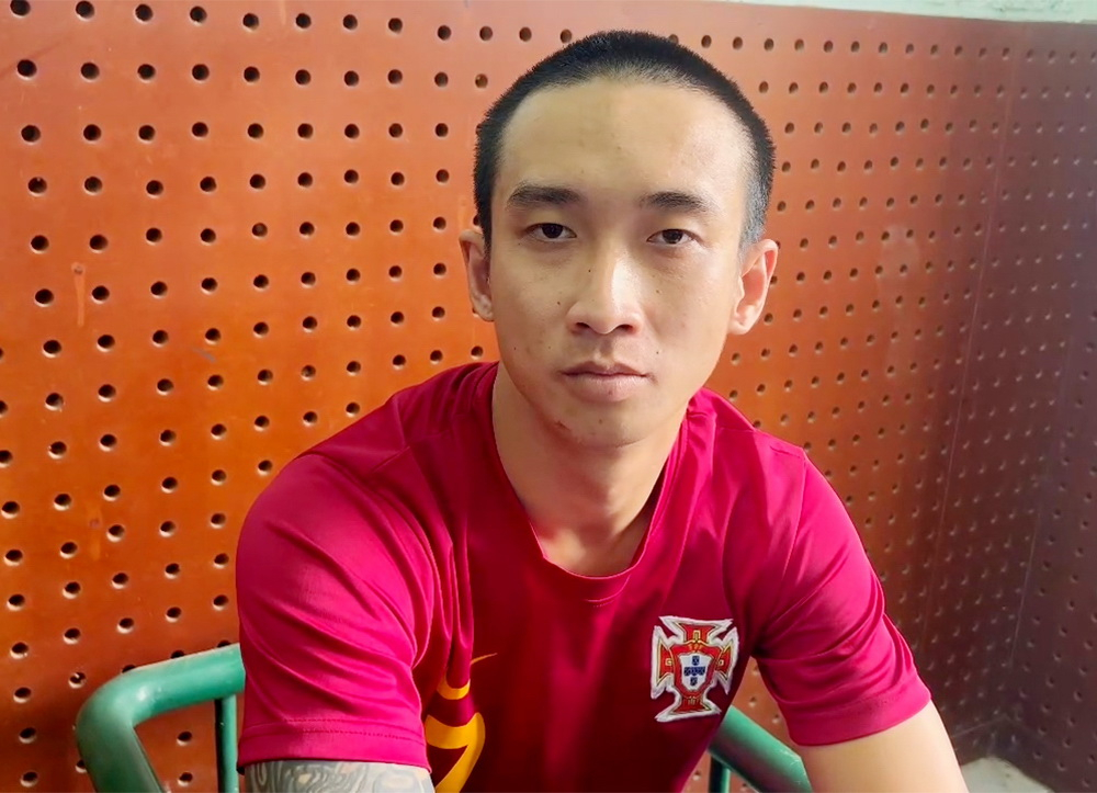 Đối tượng Nguyễn Công Thuận. Ảnh: Tiến Tầm.