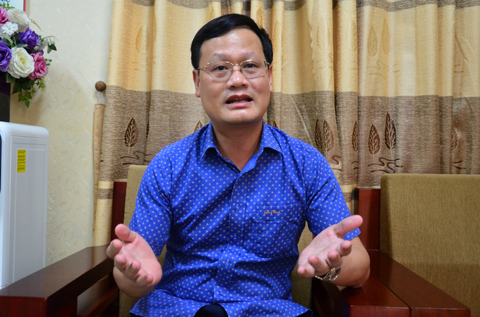 dsc_3104-163112_447.jpg Ông Nguyễn Quý Linh - Bí thư Huyện ủy Yên Thành: 'Nông nghiệp có thể làm giàu'. Ảnh: Dương Đình Tường.