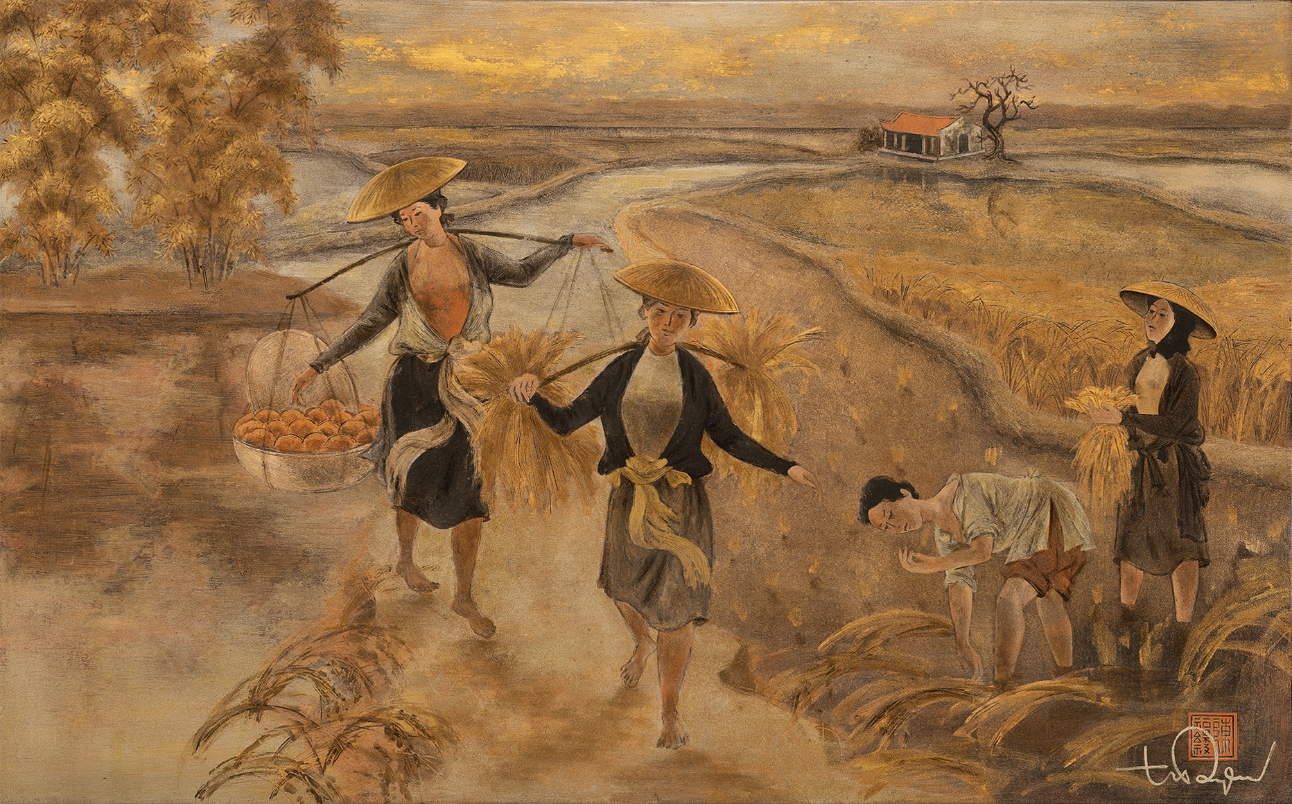 5-mua-gat-1965-40-x-65cm-suu-tap-pham-le_2-150651_810.jpg 'Mùa gặt'.
