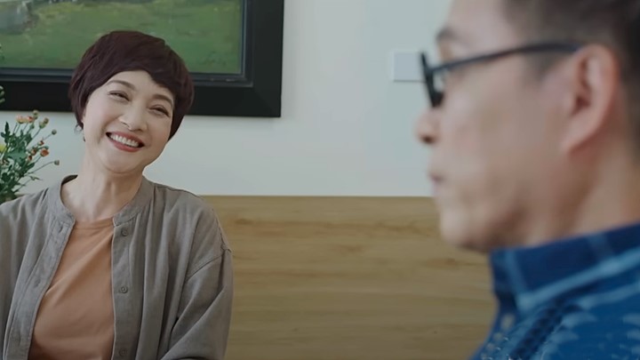 Bà Lan vui sướng khi Gia an ngày càng trưởng thành hơn. Ảnh chụp màn hình