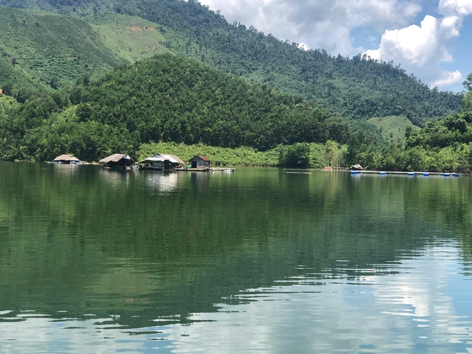 Rừng đầu nguồn xã Sơn Bao, huyện Sơn Hà (Quảng Ngãi) góp phần giữ đất, tích nước cho hồ chứa nước Nước Trong, tỉnh Quảng Ngãi. Ảnh: Mỹ Hoa.