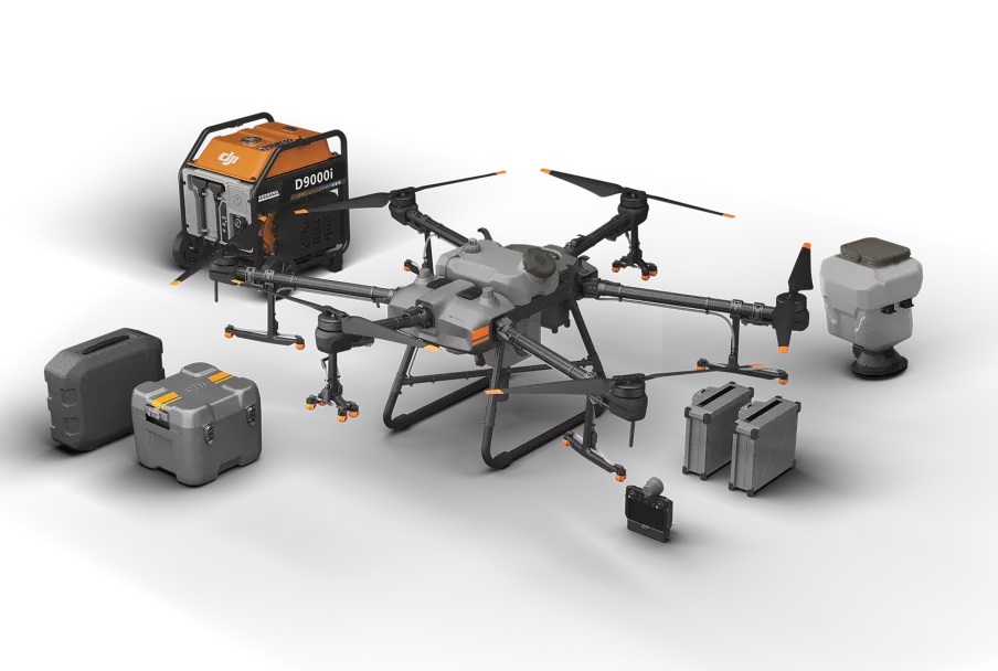 image001-122838_311.jpg Trọn bộ máy bay nông nghiệp DJI T30. Ảnh: AgriDrone.