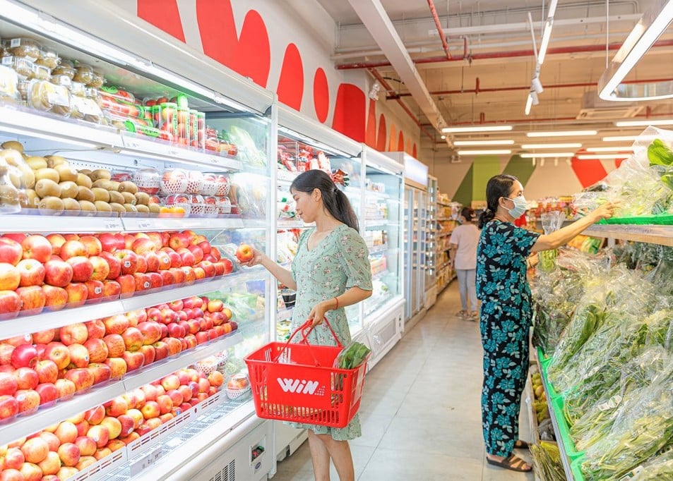 Trong dịp nghỉ lễ Quốc khánh 2/9, WinCommerce triển khai chương trình 'Ưu đãi lớn, mừng đại lễ', áp dụng từ ngày 24/8-6/9. Ảnh: MH.