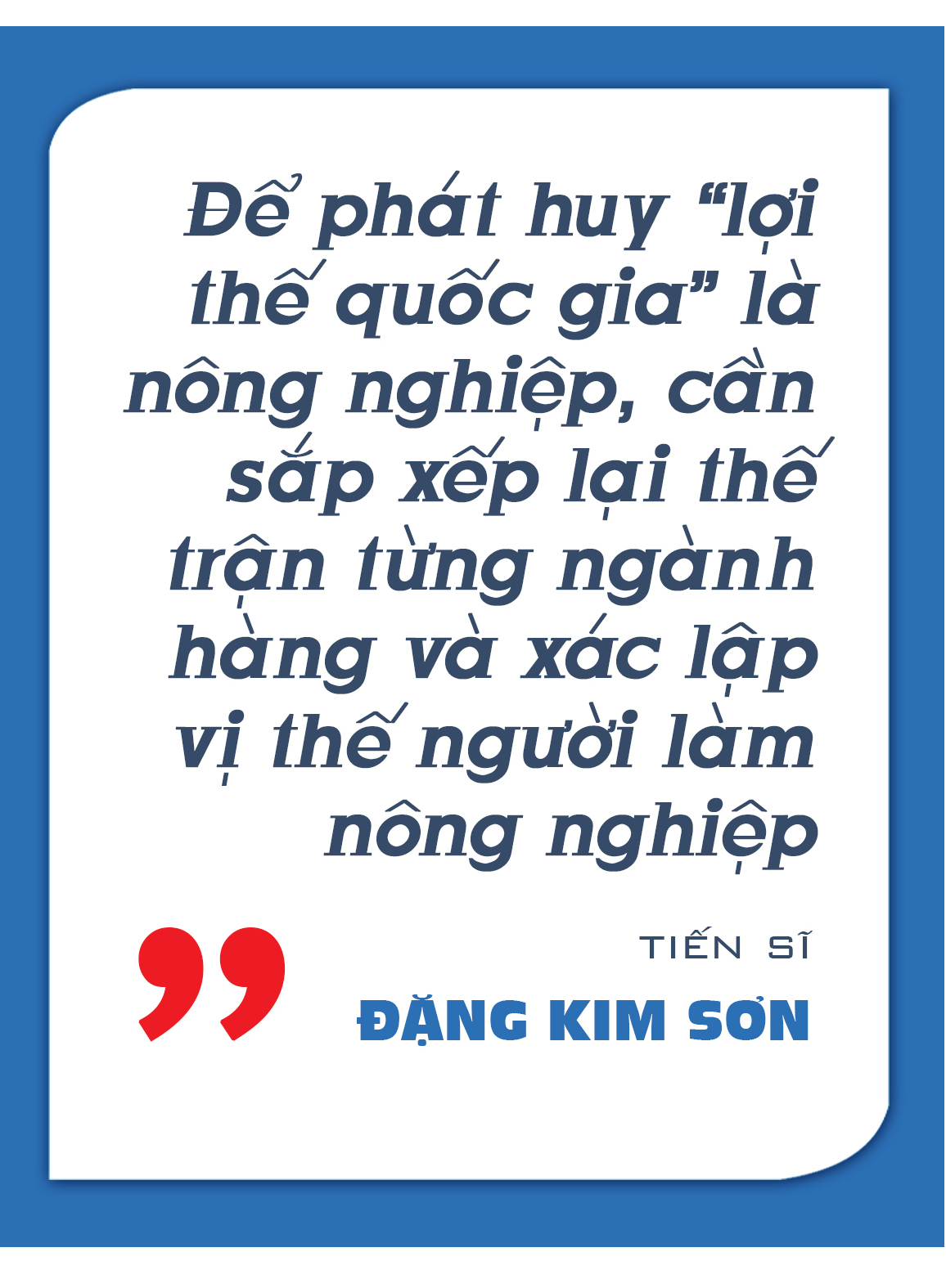 Tiến sĩ đặng kim sơn và lúa gạo việt Nam
