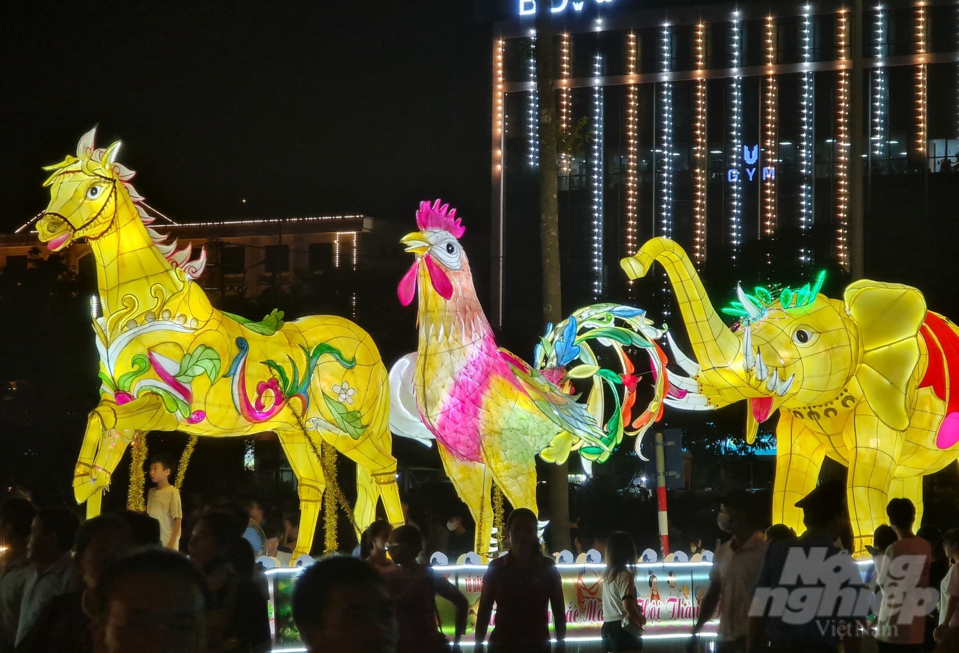 2-211349_810-211350.jpg Nhiều mô hình đèn lồng được người dân thành phố Tuyên Quang làm công phu và thẩm mỹ. Ảnh: Đào Thanh.