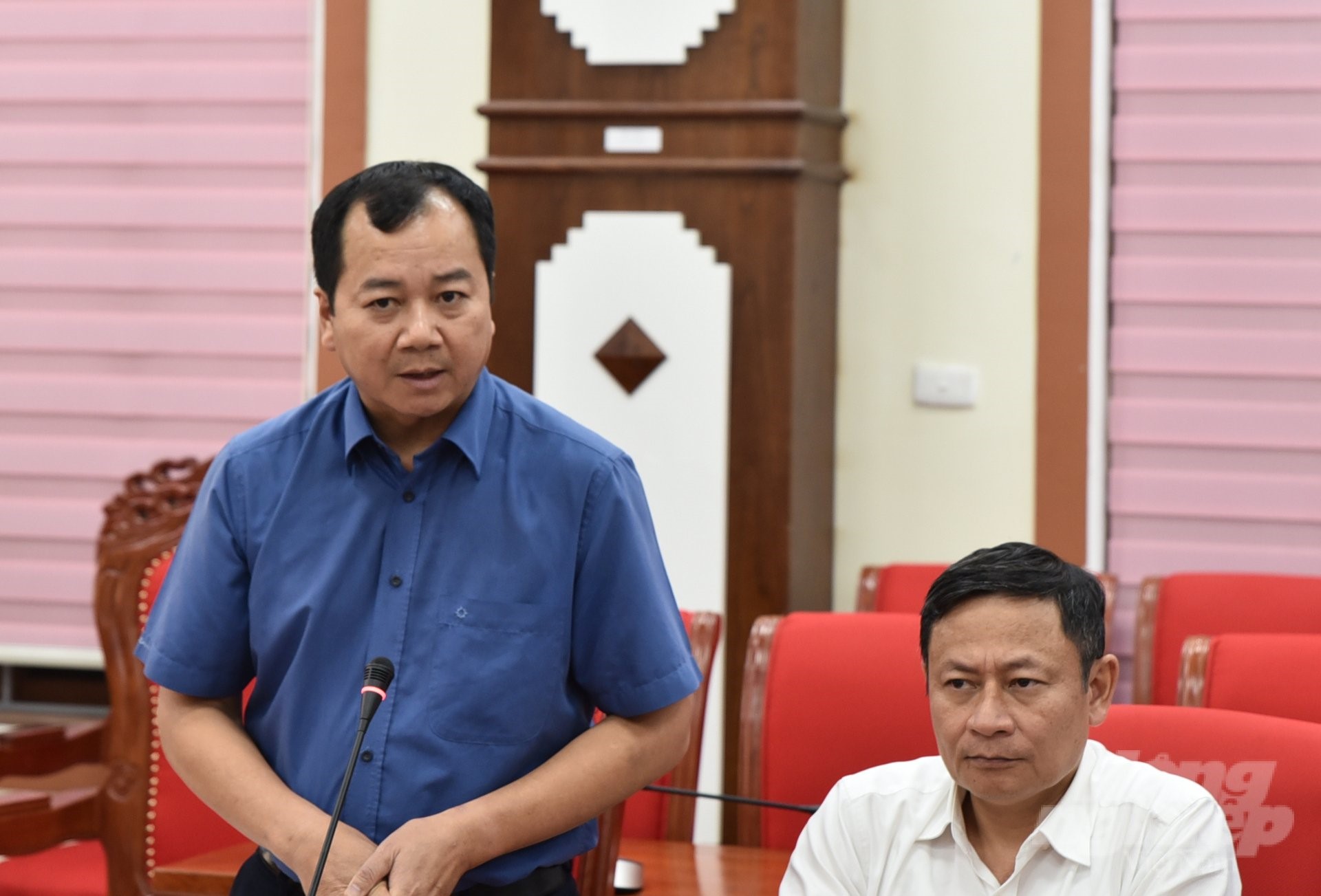 Mr. Tran Dinh Luan, Director of the Department of Fisheries, expects that the two sides will have more initiatives in coordination. Photo: Phuong Thao.