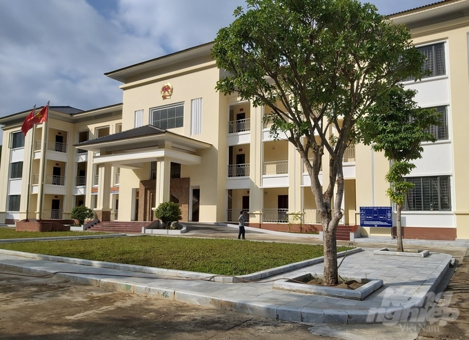Tiến độ chung tại huyện Tương Dương quá chậm. Ảnh: Việt Khánh.