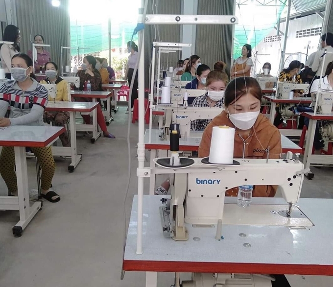 Bạc Liêu chú trọng việc đào tạo nghề cho lao động nông thôn gắn với giới thiệu việc làm. Ảnh: Trọng Linh.