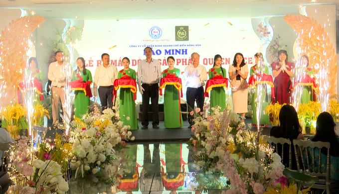 Bảo Minh ra mắt gạo hữu cơ mang thương hiệu Queen Rice. Ảnh: Duy Giang.