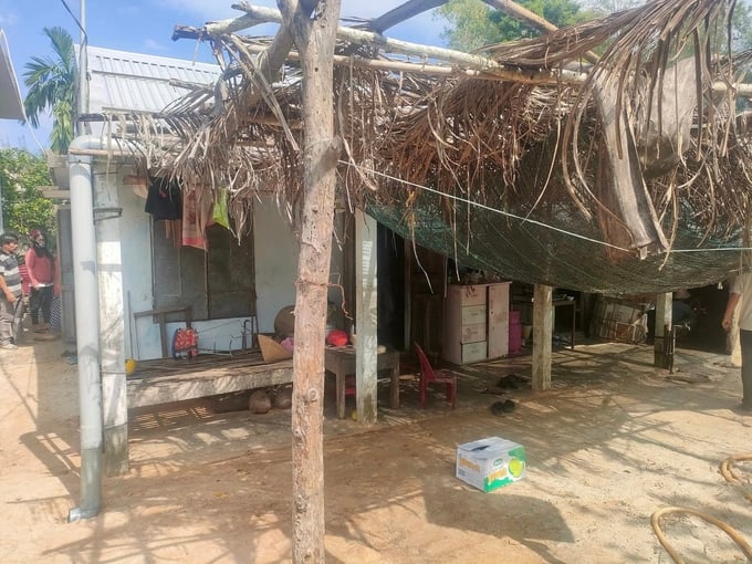 z4839149563265_5b6fe2d08b4374e66514f9f524184af0-184856_323.jpg Ngôi nhà nạn nhân ở xã Giang Hải, huyện Phú Lộc. Ảnh: HD.