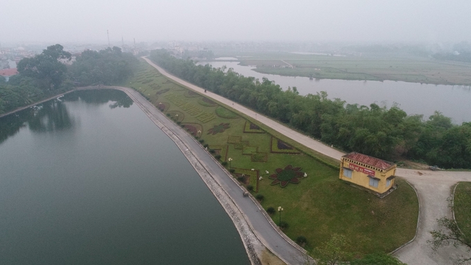 4duty2k-mks0menh51c460551786e5d8bc97-180903_242.jpg Tuyến đê tả Hồng tỉnh Hưng Yên. Ảnh: K.Trung.