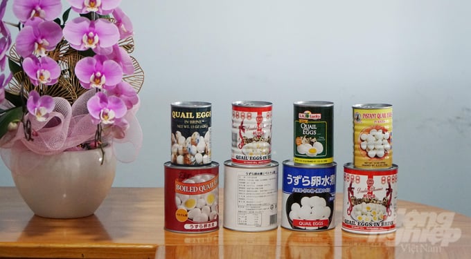trai-cut-11-143939_499-143941.jpg Mỗi tháng, có khoảng 3 triệu quả trứng cút của Công ty TNHH Vương Gia Hưng Thịnh được đóng gói sẵn xuất khẩu sang các thị trường Mỹ, Nhật Bản, Úc... Ảnh: Lê Bình.