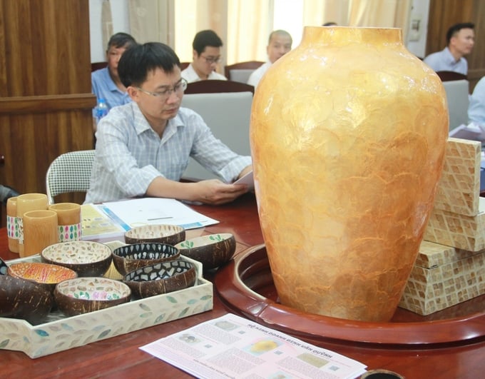 img-941120230831164559-222757_925.jpg Một buổi chấm điểm OCOP. Ảnh: Thanh Hậu.