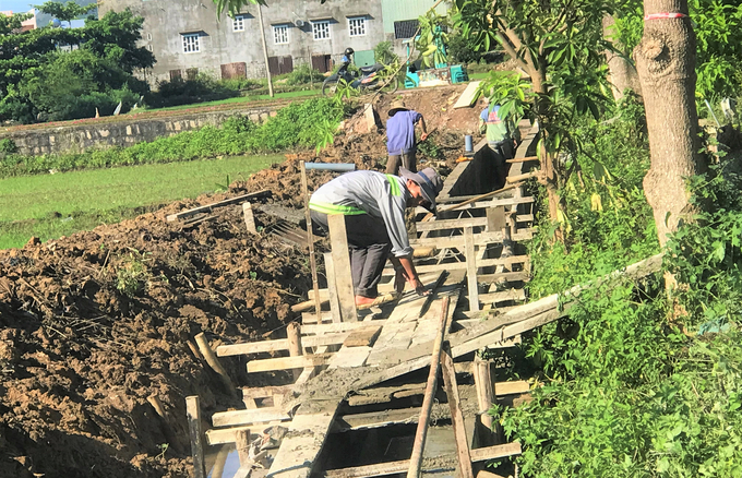 img-9621-182749_784.jpg Riêng trong năm 2023 Bình Định thực hiện kiên cố hóa được 162km kênh mương nội đồng với kinh phí 62 tỷ đồng. Ảnh: V.Đ.T.