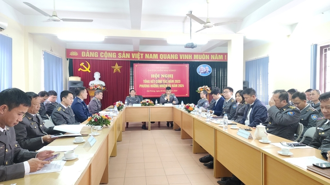 nam-2023-14-182012_165.jpg Chi cục Kiểm ngư vùng I được đánh giá đã hoàn thành xuất sắc nhiệm vụ năm 2023. Ảnh: Đinh Mười.