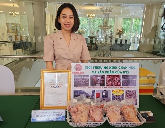 Sản phẩm bồ câu thịt của HTX đạt OCOP 4 sao. Ảnh: KS.