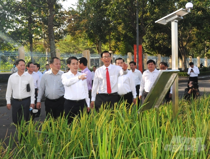 Festival quốc tế ngành hàng lúa gạo Việt Nam – Hậu Giang 2023 do Bộ NN-PTNT chủ trì, phối hợp UBND tỉnh Hậu Giang tổ chức, Báo Nông nghiệp Việt Nam là đơn vị bảo trợ thông tin tại Festival. Ảnh: Trung Chánh.