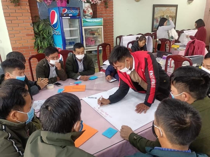 Nông dân Bắc Hà tích cực tham gia các lớp tập huấn phát triển nông nghiệp hữu cơ. Ảnh: Lưu Hòa.