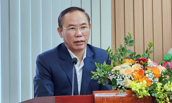 cpo-nong-nghiep-112956_493.jpg Thứ trưởng Phùng Đức Tiến phát biểu tại hội nghị. Ảnh: Bảo Thắng.