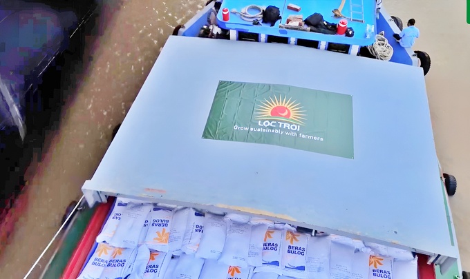 Lộc Trời ghi nhận doanh thu 11.232 tỷ đồng từ mảng lương thực, lúa gạo, riêng sản lượng gạo xuất khẩu tăng 135% so với năm 2022. 