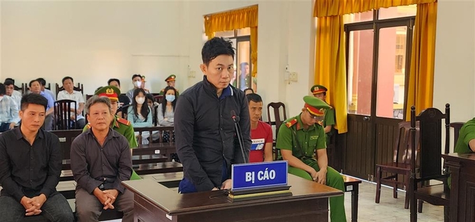 Bị cáo Luyến tại phiên tòa. Ảnh: Bộ Công an.