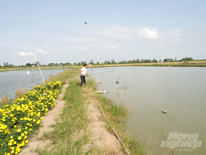 nhung-nong-dan-dam-nghi-dam-lam-dam-thay-doi-103558_752-103601.jpg Một trong 5 ao nuôi 'cá nhà giàu' của anh Nguyễn Văn Liêm. Ảnh: Hồng Thủy.