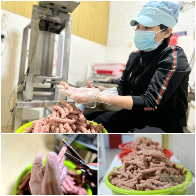 z5141363932265_7f4ecd89515646ce980cd6292915bdcc-153605_81-153605.jpg Hệ thống máy móc chế biến nguyên liệu được đầu tư để giảm thiểu sức lao động.
