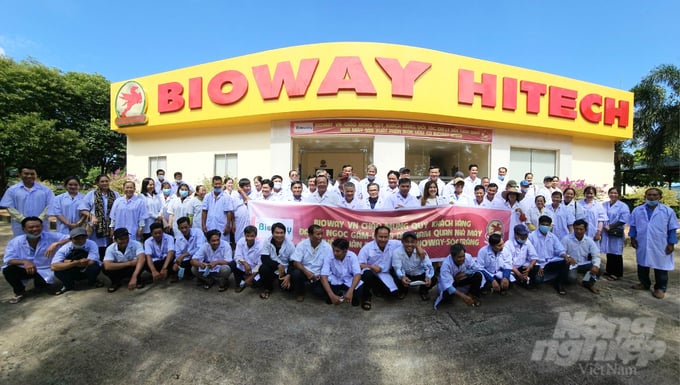 Bioway Việt Nam đã từng bước khẳng định vị thế của mình trong ngành nông nghiệp bền vững, mở ra hướng đi mới cho việc sản xuất và sử dụng phân bón hữu cơ vi sinh. Ảnh: Thanh Liêm.