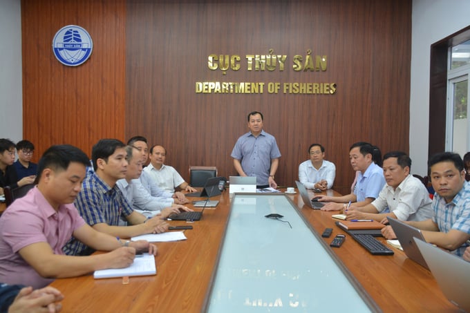 Cục trưởng Cục Thủy sản Trần Đình Luân nói: 'Dù đã có những buổi tập huấn, hướng dẫn nhưng đến nay việc triển khai thực hiện Hệ thống phần mềm truy xuất nguồn gốc thủy sản điện tử còn chậm'. Ảnh: HT.
