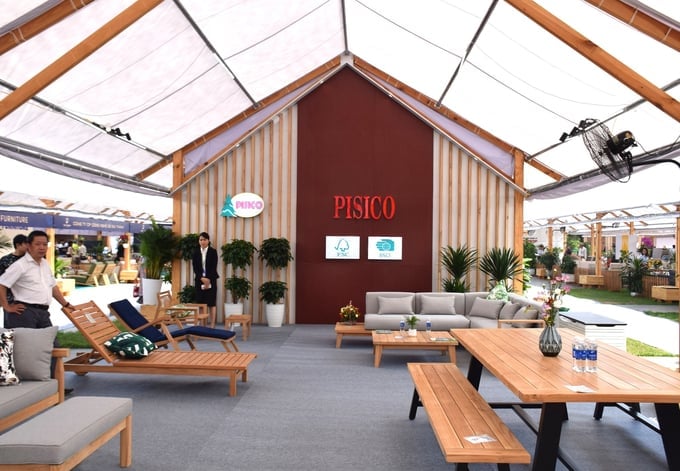 PISICO Corporation, located in Binh Dinh province, showcasing their range of outdoor products. Photo: V.D.T.