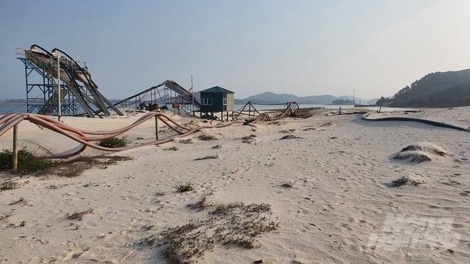 z5234721410303_b055759cc575d656a5ac9c608b81add1-141649_475-141650.jpg Nhà máy chế biến cát Minh Châu và quyền khai thác mỏ cát trắng ngoài biển được MB nhận làm tài sản thế chấp. Ảnh: Thái Bình.