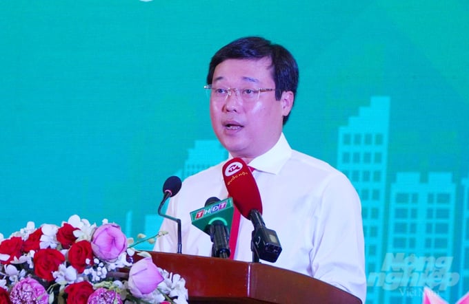Mr. Le Quoc Phong, Secretary of the Dong Thap Provincial Party Committee. Photo: Le Hoang Vu.