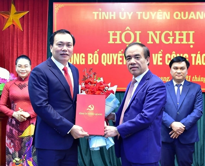 Ông Vũ Quang Thắng được điều động làm Bí thư Huyện ủy Chiêm Hóa. Ảnh: Tư liệu.