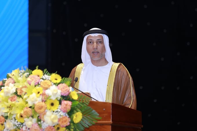 Mr. Bader Almatrooshi, Ambassador Extraordinary and Plenipotentiary of the UAE to Vietnam, believes that the UAE is seeking solutions to enhance investment in Vietnam, including Binh Dinh province. Photo: V.D.T.