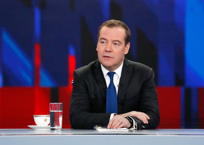 de-russische-premier-dmitri-medvedev-beantwoordt-vragen-van-russische-journalisten-095611_536.jpg Phó Chủ tịch Hội đồng An ninh Nga Dmitry Medvedev. Ảnh: AFP.