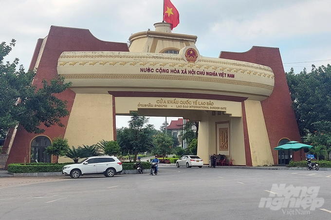 20231207_105608-164356_707-164356.jpg Hoạt động qua lại của công dân tại Cửa khẩu Quốc tế Lao Bảo (huyện Hướng Hóa) được siết chặt để phòng chống dịch bệnh than xâm nhập nội địa. Ảnh: Võ Dũng.