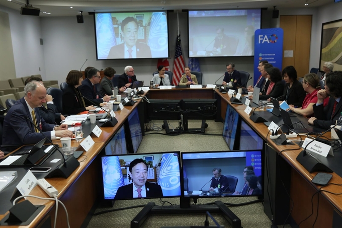 The Director-General thanked Canada and the United States for their ongoing support in his video address to the 8th edition of FAO's North America Regional Conference.