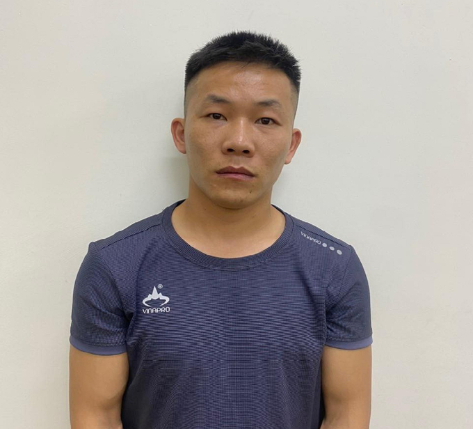 Nghi phạm cướp tiệm vàng Nguyễn Minh Toàn.