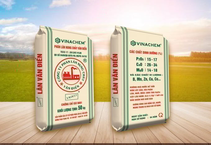 Trong lân nung chảy Văn Điển có chứa P2O5 15-19%, MgO 15-18%, SiO2 24-32%, CaO 28-34% và đầy đủ các chất vi lượng.